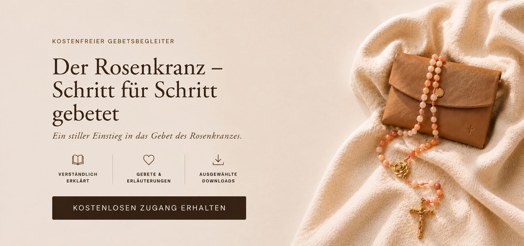 Der Rosenkranz – Schritt für Schritt gebetet